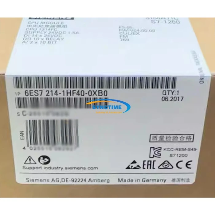 6ES7214-1HF40-0XB0 CPU 1214FC Module