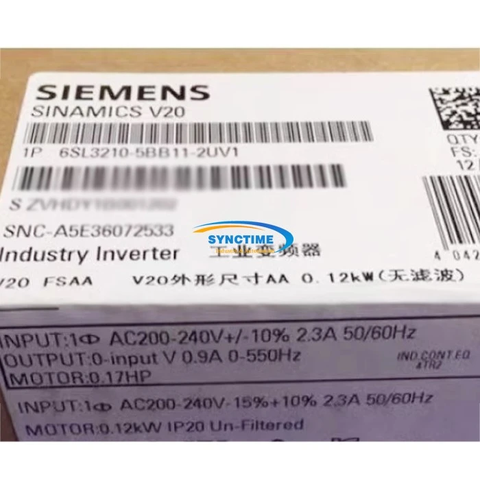 6SL3210-5BB11-2UV1 inverter Siemens