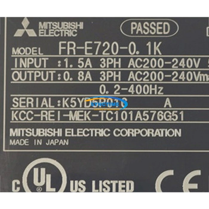 Inverter FR-E720-0.1K