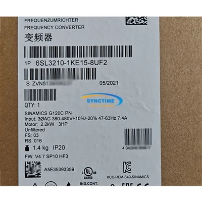6SL3210-1KE15-8UF2 Frequency Converter 2.2kw Siemens